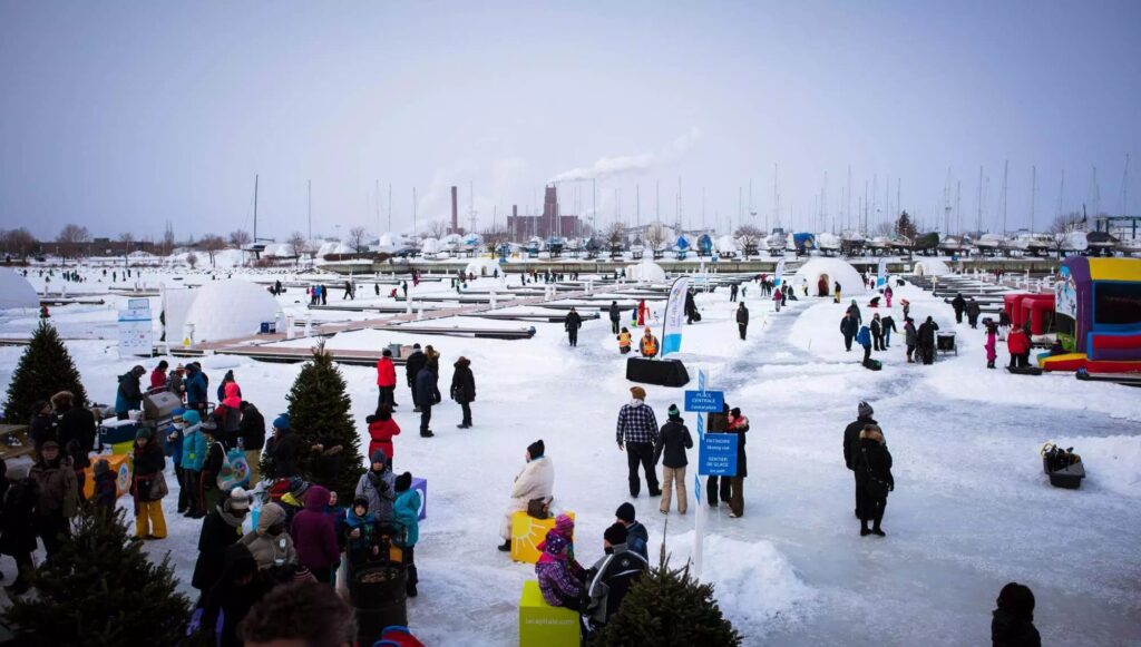 Pêche sur glace Vieux Port de Québec