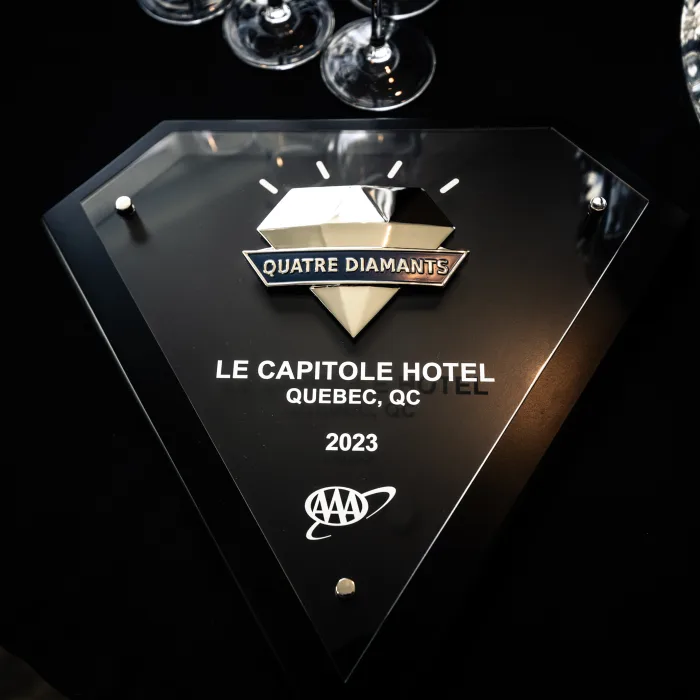 Le Capitole Hôtel receives the honour of Four Diamonds