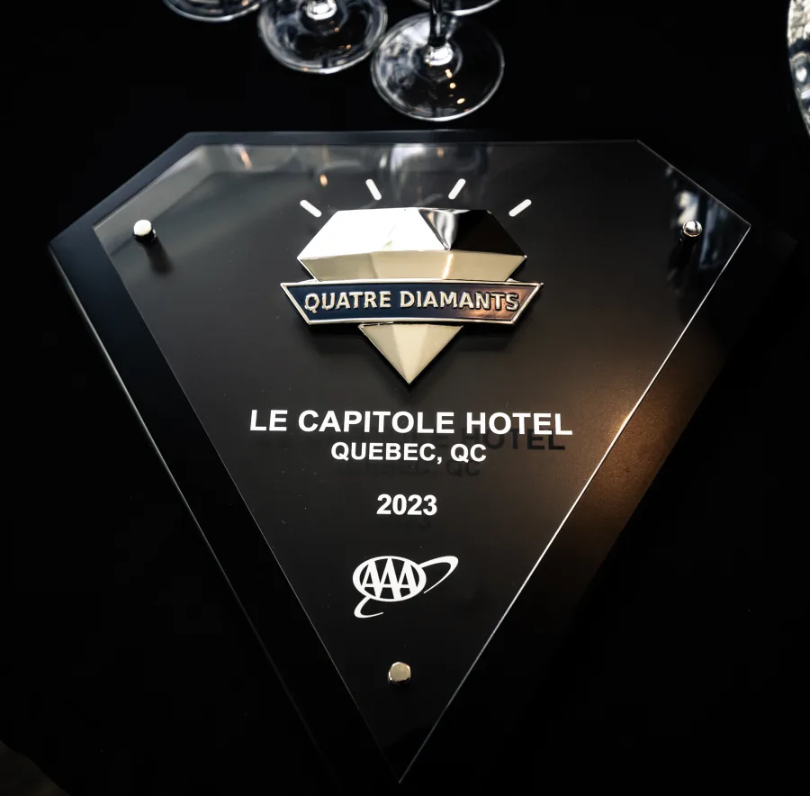 Le Capitole Hôtel receives the honour of Four Diamonds